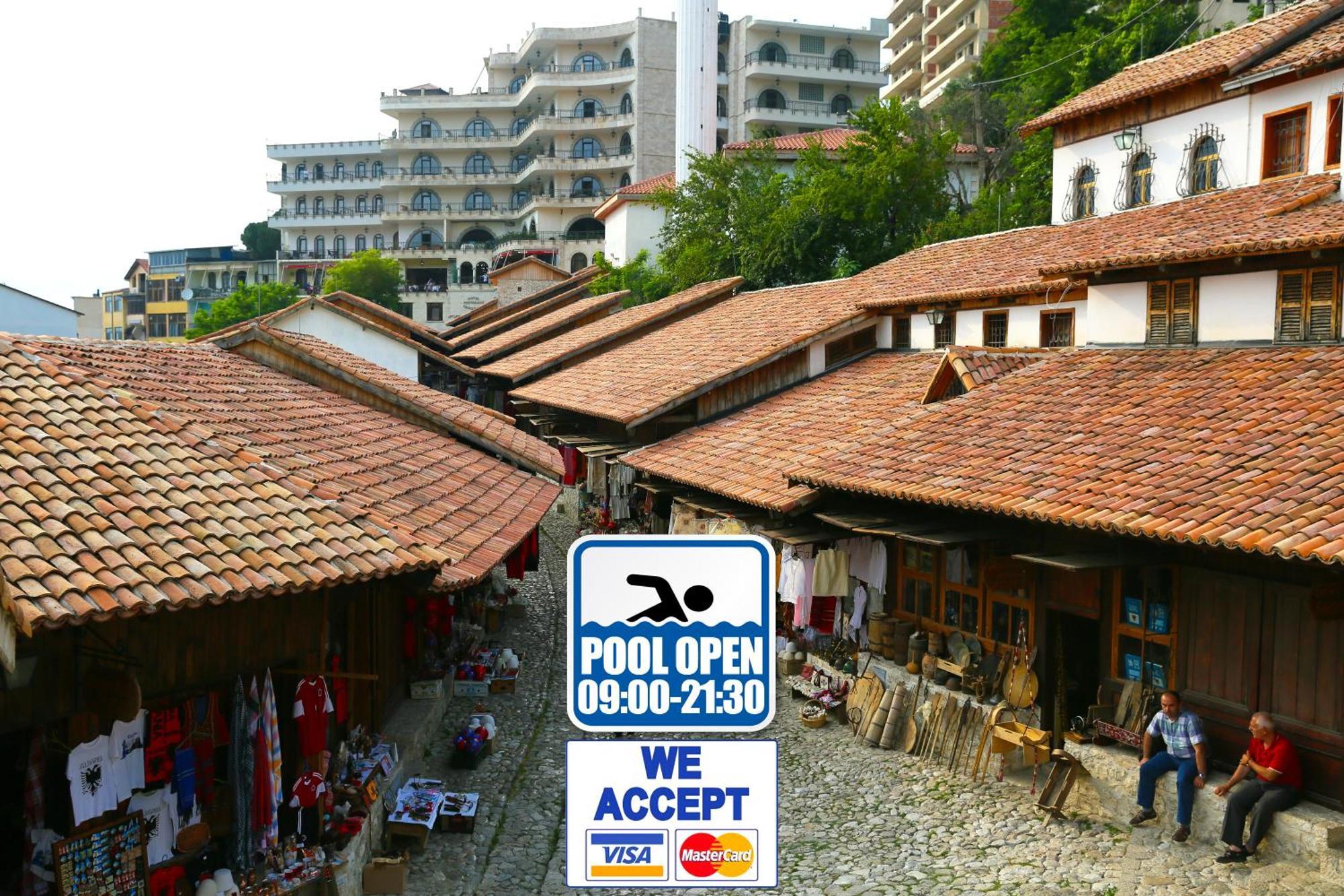 Hotel Panorama Kruje Bagian luar foto